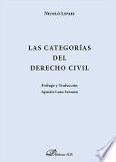 Las categorías del Derecho Civil