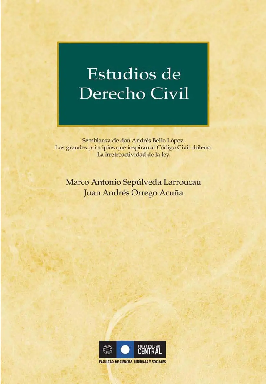 Estudios Del Derecho Civil