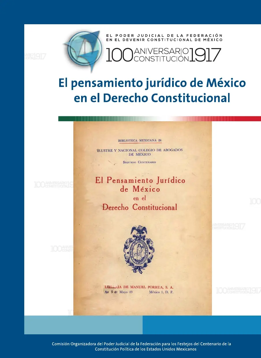 Pensamiento - Jurídico - de México en El Derecho Constitucional
