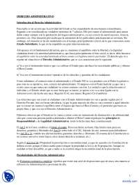 Introducción al derecho administrativo