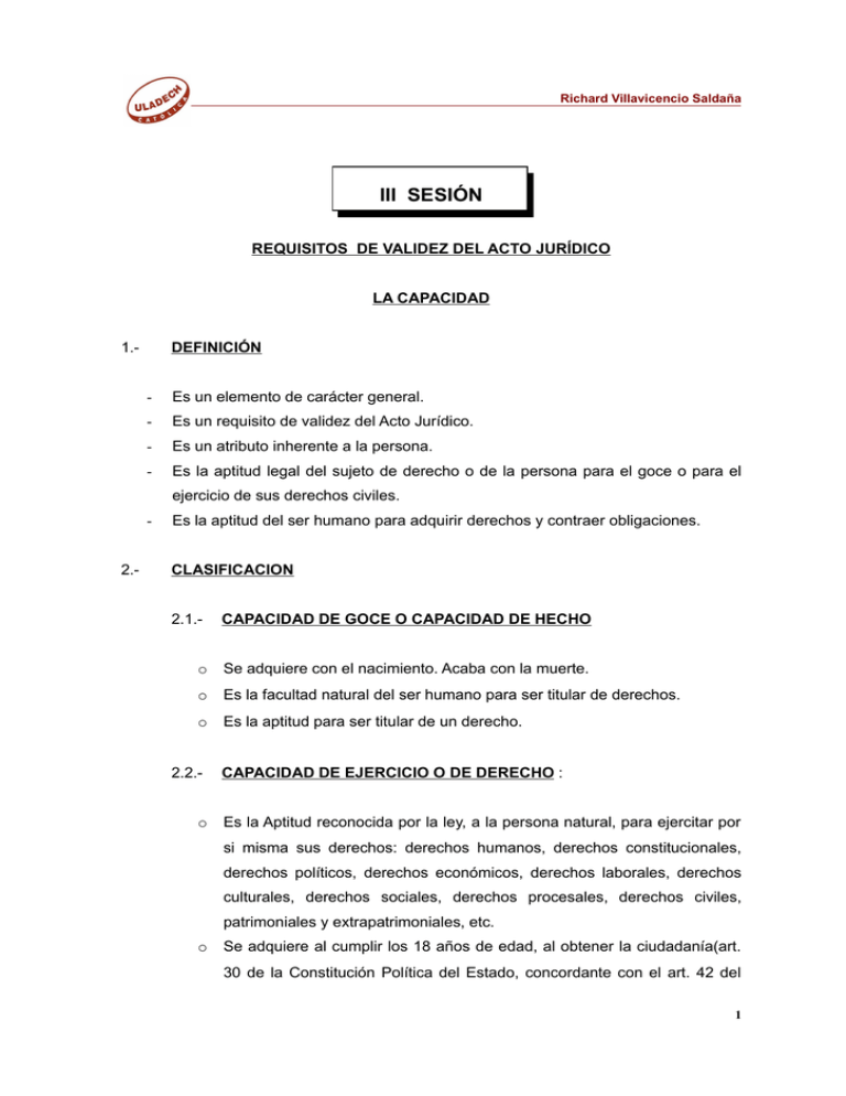 El Derecho Civil (Artículo) Richard Villavicencio Saldaña
