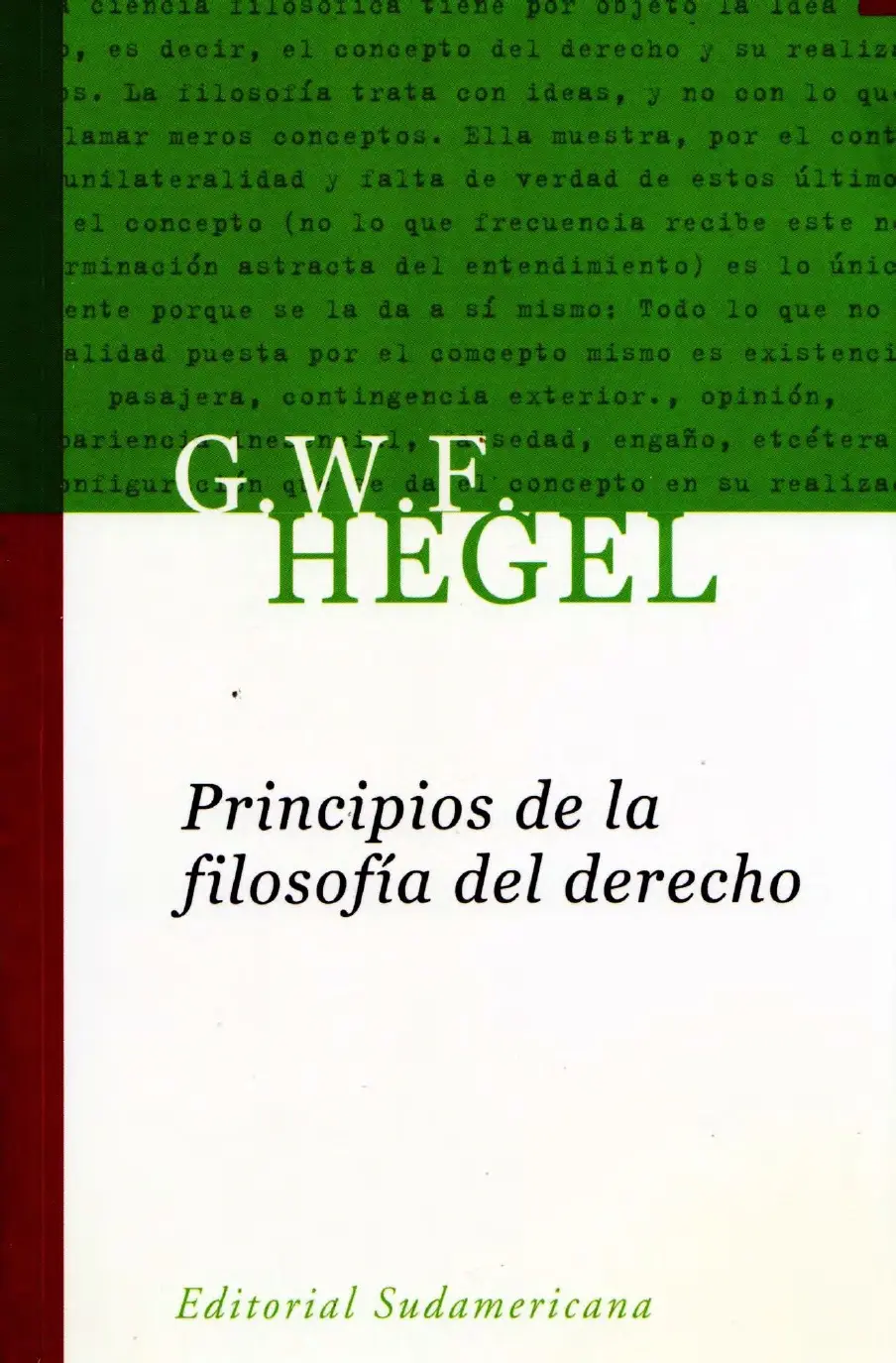 Principios de La Filosofía Del Derecho