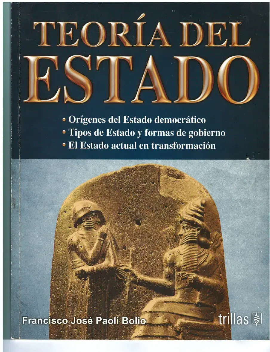 Teoría Del Estado Francisco Jose Paoli Bolio
