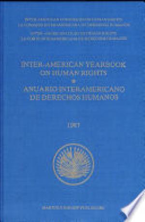 Anuario Interamericano de Derechos Humanos 1987