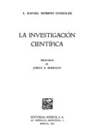 La investigación científica